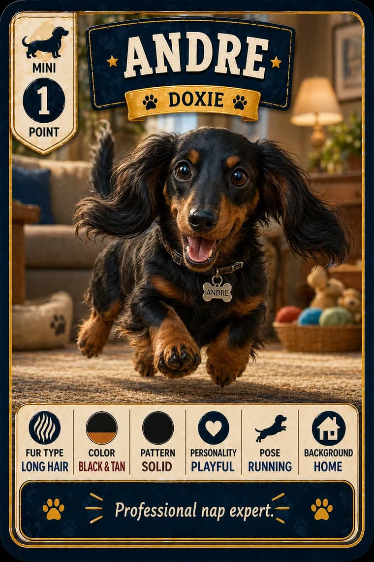 Andre doxie card