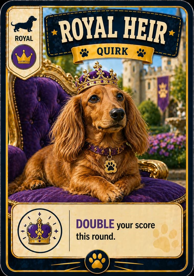 Royal Heir quirk card